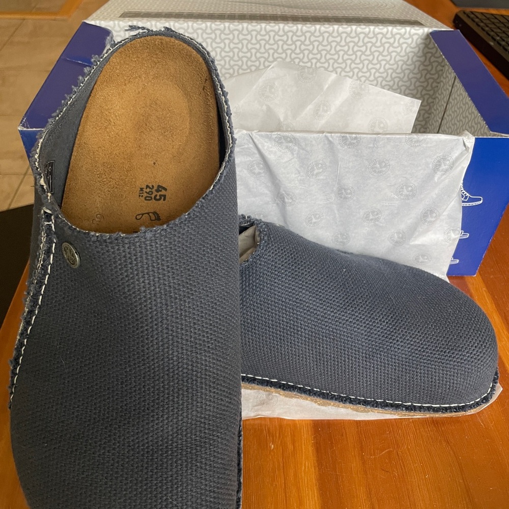 Birkenstock Men's Navy Slip-On Loafers